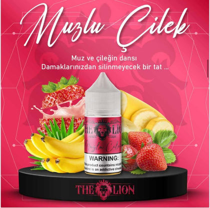 The Lion - 30 ml Muzlu Çilek - Dijital Sigara