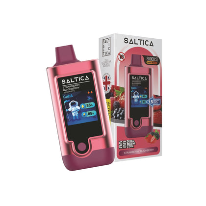 Saltica 20000 Puff Strawberry Blackberry