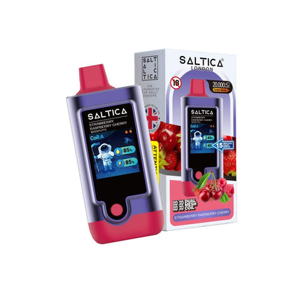 Saltica 20000 Puff Strawberry Raspberry Cherry